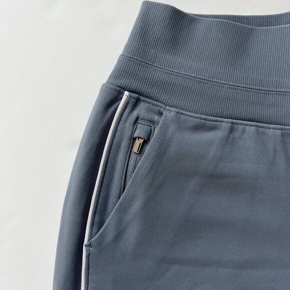 ATHLETA Venice Track Stripe Jogger Pant Size XS Granite Blue w/White NWT #854423 - Picture 9 of 12